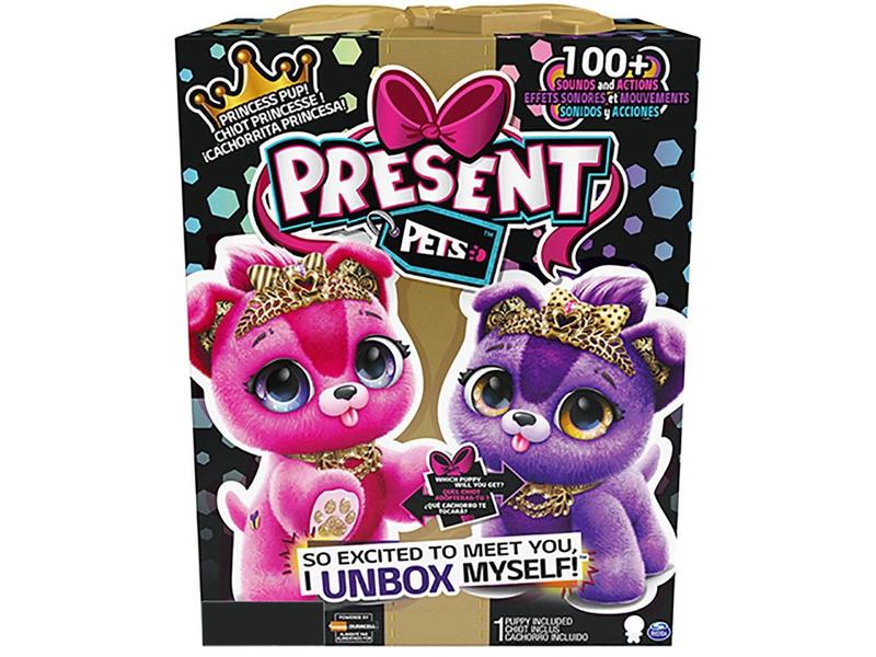 Pelúcia Present Pets Princesa Emite Som - Sunny Brinquedos